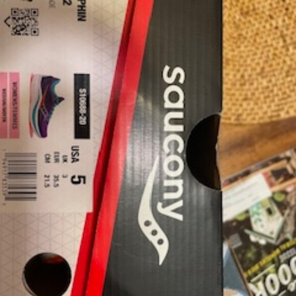 SAUCONY WOMEN'S ENDORPHIN SPEED 2 RUNNING SHOE, CONCORD/JADE, 5 - NIB - NWT - Picture 6 of 14